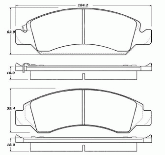 Тормозные колодки HAWK HB912P.710